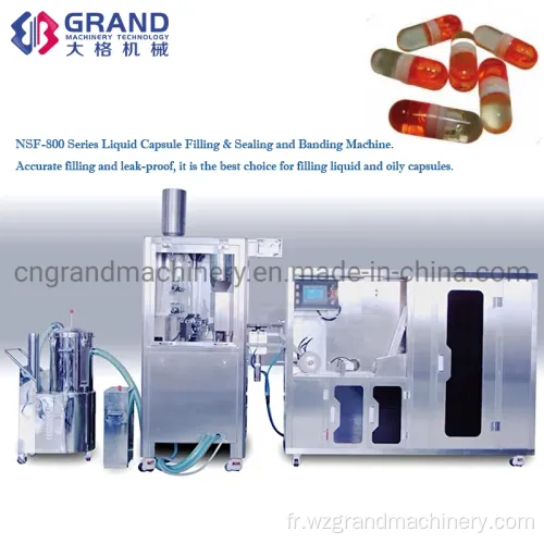 Machine de remplissage de capsule d&#39;huile orale liquide